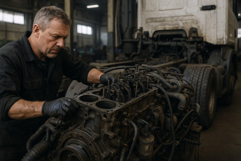 Ремонт двигунів вантажних автомобілів