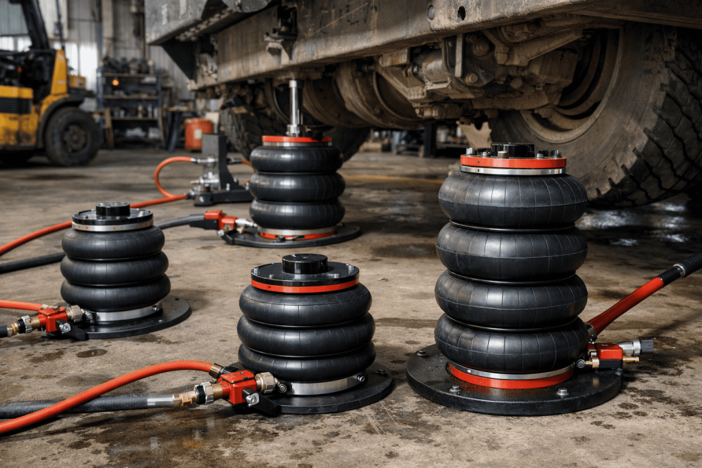 Пневмодомкрати VETTER: надійне обладнання для промислового підіймання