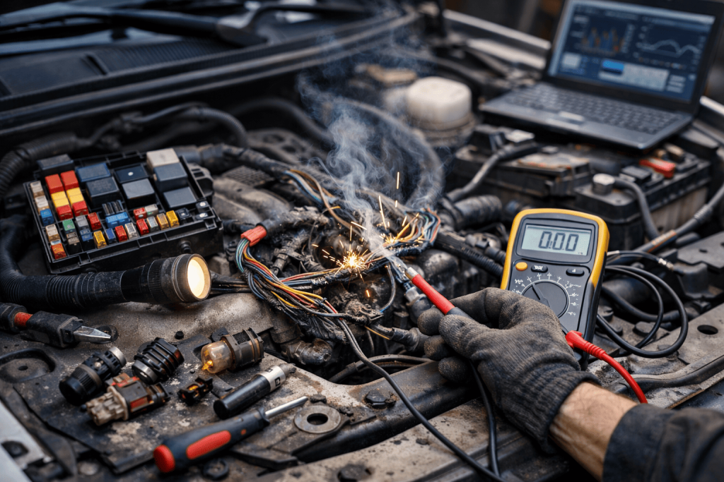 Ознаки несправності електрики автомобіля