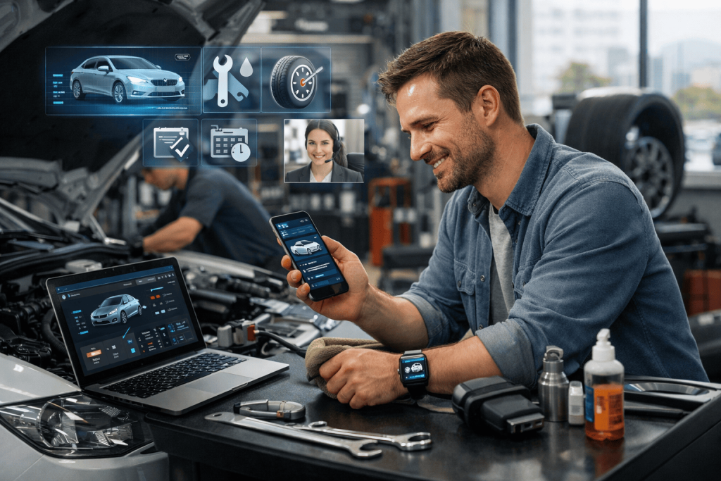 Як цифрові сервіси змінюють підхід до догляду за автомобілем Як цифрові сервіси змінюють підхід до догляду за автомобілем