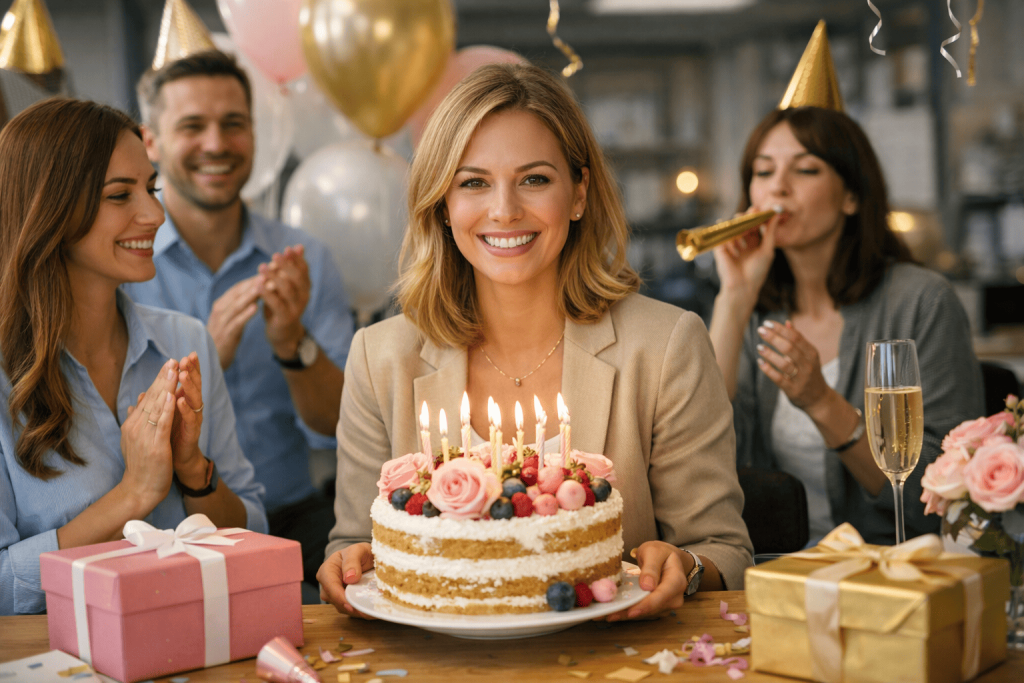 Привітання з днем народження жінці українською мовою колезі