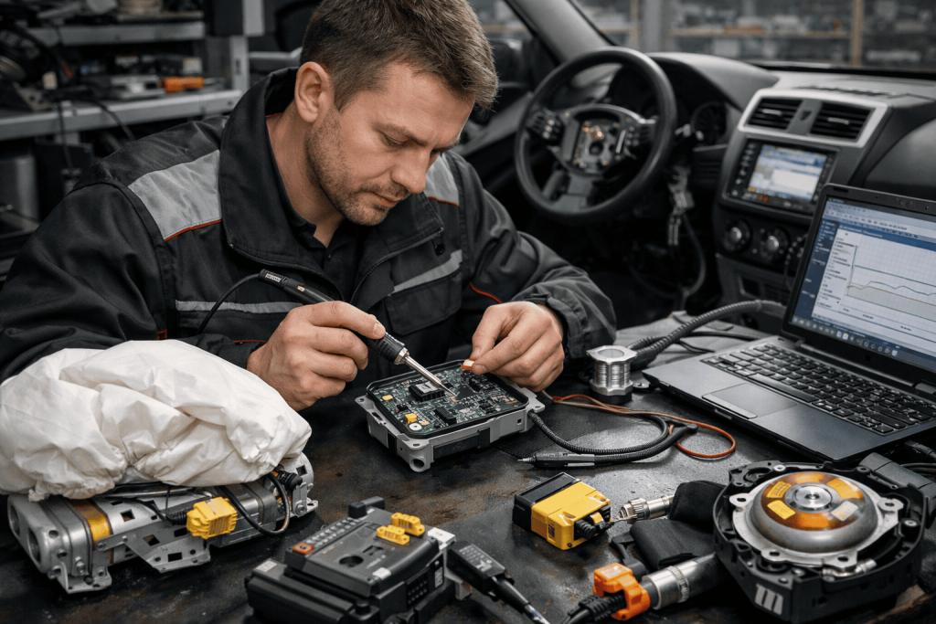 Відновлення системи пасивної безпеки автомобіля Відновлення системи пасивної безпеки автомобіля