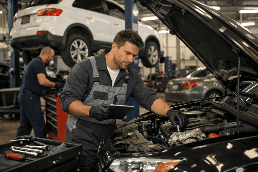 Професійне обслуговування автомобілів у регіональному центрі