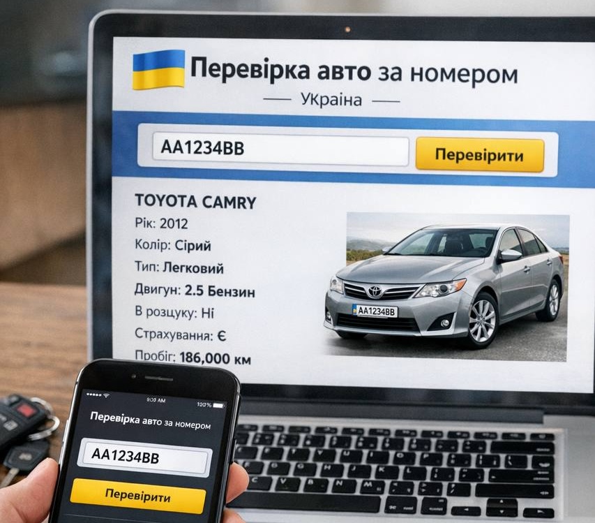 Как пробить машину по номеру в Украине