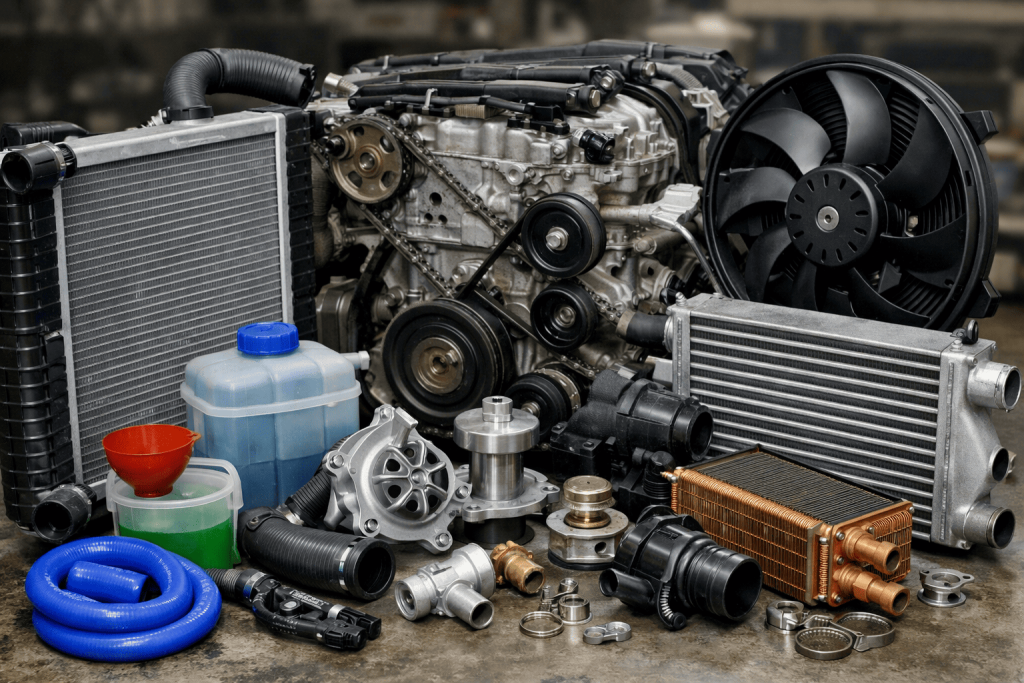 Система охолодження двигуна та її компоненти