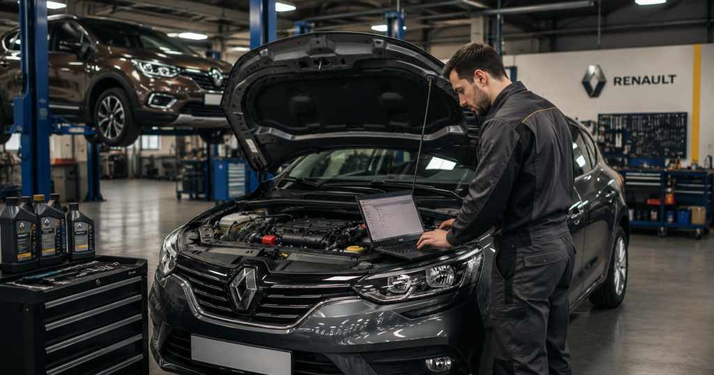 Обслуживание автомобилей Renault